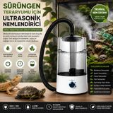 Sürüngen Teraryumu Nemlendirici Sis Makinesi - Ultrasonik Otomatik Buhar Üretici | Bukalemun, İguana