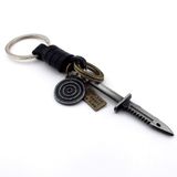 Survival Bıçak Rambo Bıçağı Gerçek Deri Metal Anahtarlık Kc165