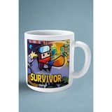 Survivor.io Mobil Oyun Baskılı Kupa Bardak Çift Taraflı Baskı Kişiye Özel Model 7