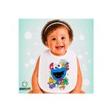 Susam Sokağı Keten Bebek Mama Önlüğü – Yumuşak, Emici, Yıkanabilir, Özel Tasarım P117