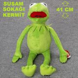 Susam Sokağı Kurbağa Kermit 41cm Peluş Oyuncak Nostalji Hediyelik