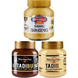 Susamlı Tahin Kreması 330G + Tadıbu 330G + Tadıbu Fındık Kreması 330G - 330 gr