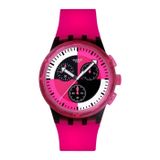 SUSB110 Swatch Fuchsia Lines Unisex Kol Saati SUSB110