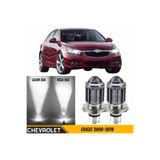 ŞüsCarOto Aksesuar Chevrolet Cruze 2008-2016 Uyumlu Mercekli Far Ampulü Led Xenon Beyaz Şimşek Etkili CSP Led Uzun Kısa