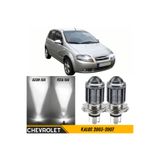 ŞüsCarOto Aksesuar Chevrolet Kalos 2003-2007 Mercekli Far Ampulü Led Xenon Beyaz Şimşek Etkili CSP Led Lamba Uzun Kısa