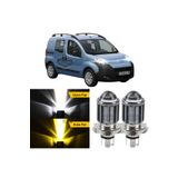 ŞüsCarOto Aksesuar Citroen Nemo 2008-2022 Uyumlu Mercekli Far Ampulü Led Xenon Sarı-Beyaz Şimşek Etkili Uzun Kısa
