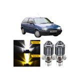 ŞüsCarOto Aksesuar Fiat Tipo 1993-2000 Uyumlu Mercekli Far Ampulü Led Xenon Sarı-Beyaz Far Şimşek Etkili Uzun Kısa