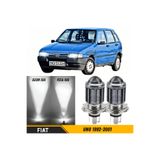 ŞüsCarOto Aksesuar Fiat Uno 1992-2001 Uyumlu Mercekli Far Ampulü Led Xenon Beyaz Şimşek Etkili CSP Led Lamba Uzun Kısa