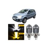 ŞüsCarOto Aksesuar Ford Fusion 2002-2012 Uyumlu Mercekli Far Ampulü Led Xenon Sarı-Beyaz Far Şimşek Etkili Uzun Kısa