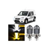 ŞüsCarOto Aksesuar Ford Transit Connect 2002-2013 Mercekli Far Ampulü Led Xenon Sarı-Beyaz Şimşek Etkili Uzun Kısa
