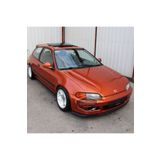 ŞüsCarOto Aksesuar Honda Civic EG 1991-1995 Uyumlu Üniversal Laguna Lip Esnek Ön Lip 2 Parça Tampon Altı Karlık Ön Ek