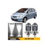 ŞüsCarOto Aksesuar Honda Jazz 2001-2008 Mercekli Far Ampulü Led Xenon Beyaz Şimşek Etkili CSP Led Lamba Uzun Kısa