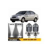 ŞüsCarOto Aksesuar Hyundai Accent Era 2006-2012 Mercekli Far Ampulü Led Xenon Beyaz Şimşek Etkili Led Lamba Uzun Kısa