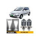 ŞüsCarOto Aksesuar Hyundai Getz 2002–2011 Mercekli Far Ampulü Led Xenon Beyaz Şimşek Etkili CSP Led Lamba Uzun Kısa
