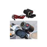 ŞüsCarOto Aksesuar Motosiklet Atv Elektrikli Bisiklet Jetski 12-45V Çakmaklık/USB Şarj Soketi Su Geçirmez Gidon Montaj