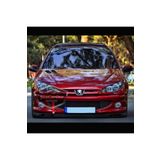 ŞüsCarOto Aksesuar Peugeot 206 206+ 1998-2012 Uyumlu Üniversal Laguna Lip Esnek Ön Lip 2 Parça Tampon Altı Karlık Ön Ek