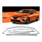 ŞüsCarOto Aksesuar Renault Clio 5 Krom Cam Çerçevesi 12 Parça Tam Set 2019 ve Üzeri