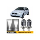ŞüsCarOto Aksesuar Renault Symbol 2008-2012 Thalia Mercekli Far Ampulü Led Xenon Beyaz Şimşek Etkili Lamba Uzun Kısa