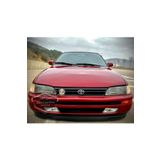 ŞüsCarOto Aksesuar Toyota Corolla AE101 Efsane Kasa 1991-1998 Uyumlu V2 Laguna Lip Esnek Ön Lip Tampon Altı Karlık Ek