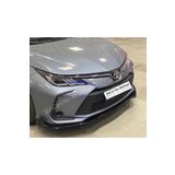 ŞüsCarOto Aksesuar Toyota Corolla Esnek 3 Parça ABS Lip Piano Black Flaplı Kanatlı
