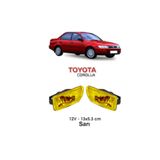 ŞüsCarOto Carub Efsane Kasa Toyota Tip Sis Lambası 12v Sarı 2 Adet(EMARK BELGELİ)