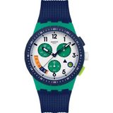 SUSG412 Swatch Time Flies Erkek Kol Saati - Beyaz