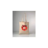 Sushi Baskılı Ham Bez 35X40 Omuz Çantası - Ekru