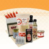 Sushi Yapım Seti Premium, Sushi Pirinci, Kurutulmuş Deniz Yosunu (Nori), Pirinç Sirkesi, Soya Sosu, Wasabi Tozu, Yengeç Surimi, 5 Çift Chopstick, Sushi Sarma Hasırı, Havyar, Zencefil Turşusu
