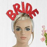 SüSLe Bebek ve Parti Bride Taç, Kırmızı Çok Renkli