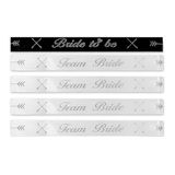 SüSLe Bebek ve Parti Bride To Be Team Bride Bieklik, 5 Adet - Gümüş