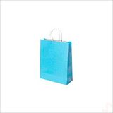 SüSLe Bebek ve Parti Büküm Saplı Kraft Çanta 22 X 16 X 8 Cm, Mavi - 1 Adet Çok Renkli