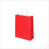 SüSLe Bebek ve Parti Büküm Saplı Kraft Çanta 32 X 26 X 12 Cm, Kırmızı - 1 Adet Çok Renkli