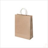 SüSLe Bebek ve Parti Büküm Saplı Kraft Çanta 32 X 26 X 12 Cm, Natürel - 1 Adet Çok Renkli