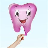 SüSLe Bebek ve Parti Diş Folyo Balon, 50 Cm - Pembe
