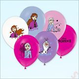 SüSLe Bebek ve Parti Frozen Ii Balon, 30cm X 6 Adet Çok Renkli