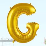 SüSLe Bebek ve Parti G Harf Folyo Balon, 100 Cm - Altın