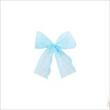 SüSLe Bebek ve Parti Güpür Dantel Fiyonk, 5,5 cm - Mavi