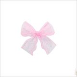 SüSLe Bebek ve Parti Güpür Dantel Fiyonk, 5,5 cm - Pembe