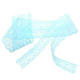 SüSLe Bebek ve Parti Güpür Dantel Kurdele, 4 cm x 1 mt, Renk Seçenekli - MAVİ