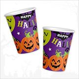 SüSLe Bebek ve Parti Happy Halloween Karton Bardak, 8 Adet Çok Renkli