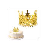SüSLe Bebek ve Parti İncili Plastik, Pasta Süsleme Tacı 8 cm x 5 cm - Altın