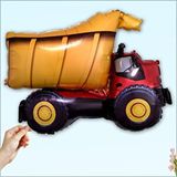 SüSLe Bebek ve Parti İnşaat Partisi Kamyon Folyo Balon - 82 Cm X 69 Cm Çok Renkli