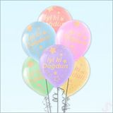 SüSLe Bebek ve Parti İyi ki Doğdun Çok Renkli Makaron Balon, 30cm x 8 Adet