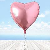 SüSLe Bebek ve Parti Kalp Folyo Balon, 45 Cm - Pembe Çok Renkli