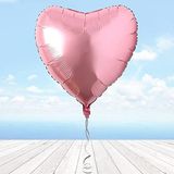 SüSLe Bebek ve Parti Kalp Folyo Balon, 45 Cm - Pembe