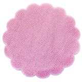 SüSLe Bebek ve Parti Kesilmiş Tül, 22 cm Metal Simli Organze, 25 Adet PEMBE