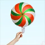 SüSLe Bebek ve Parti Kırmızı Yeşil Şeker Folyo Balon 45cm
