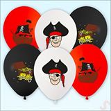 SüSLe Bebek ve Parti Korsan Partisi Balon, 30cm X 6 Adet