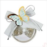 SüSLe Bebek ve Parti Lavantalı Mavi Kelebekli 6,5cm Metal Pano Magnet, 1 Adet