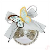 SüSLe Bebek ve Parti Lavantalı Ve Mavi Kelebekli 6,5cm Metal Pano Magnet, 1 Adet Çok Renkli